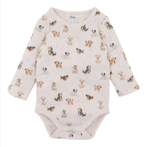 B&eacute;b&eacute; Otto Organic Ls Bodysuit